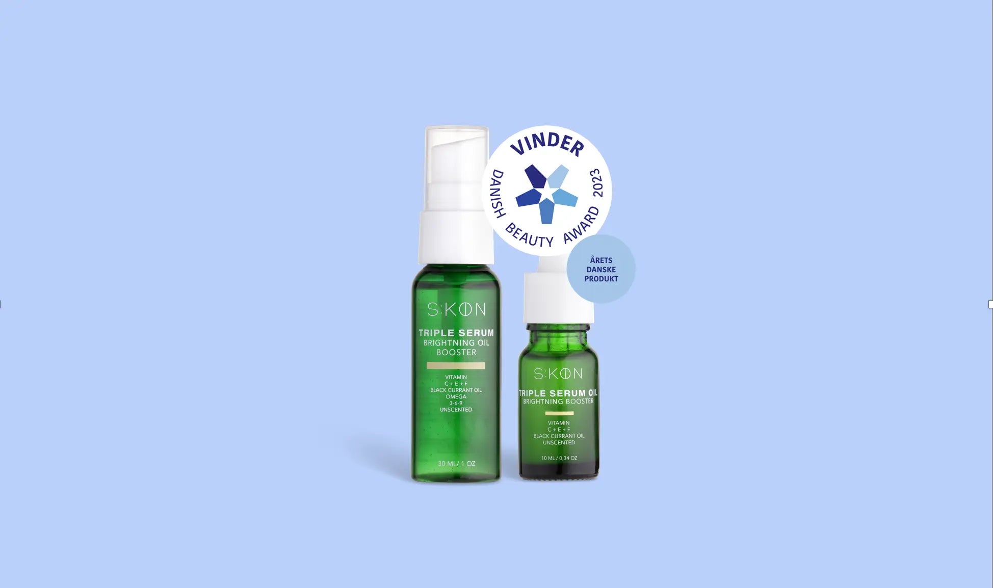 The Serum Triple Booster - Winner of Danish Product of the Year at