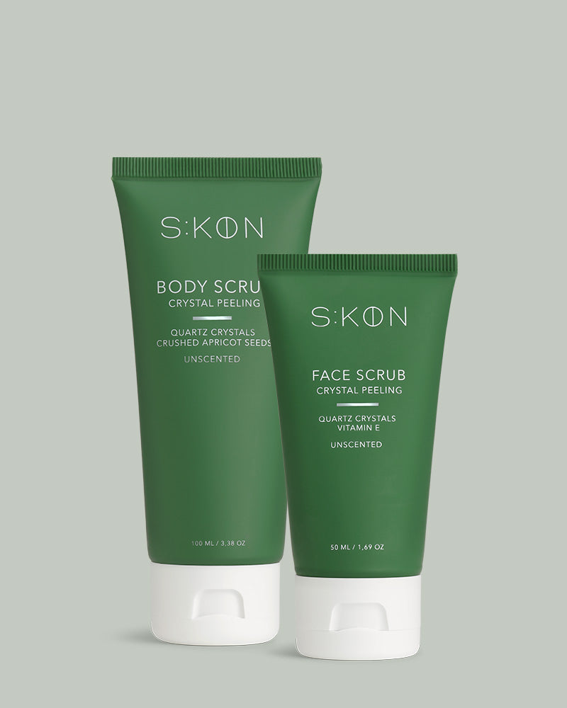 Ansigts og Body Scrub sæt - Crystal Peeling - S:KØN Skincare